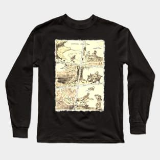 Come Back sepia Long Sleeve T-Shirt